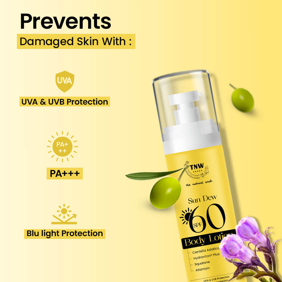 SUN BARRIER ULTRA SPF 60 BODY LOTION | Gotu Kola & Squalane 