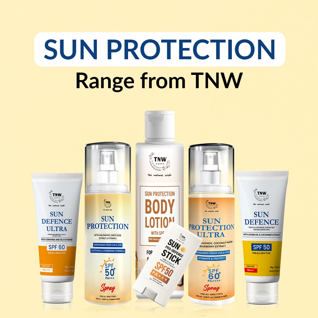 Sun Protection Range from TNW