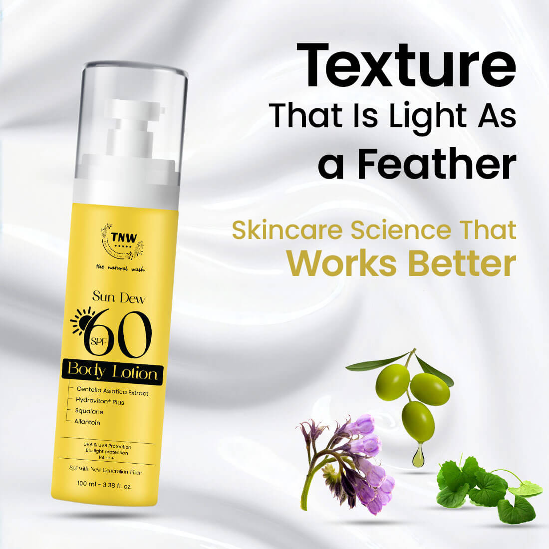 SUN BARRIER ULTRA SPF 60 BODY LOTION | Gotu Kola & Squalane 