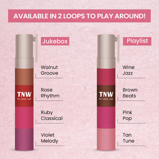 Lipstacks Combo | Musical-Inspired Shades | JukeBox and Playlist | Stackable Design