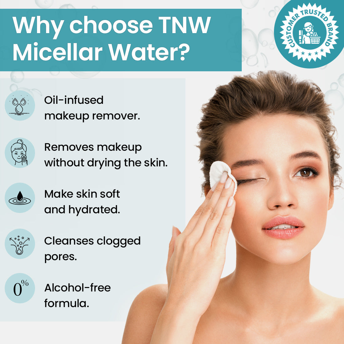 Micellar Water with Calendula & Green Tea Extract .
