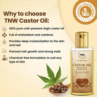 Castor Oil (Virgin & Cold Pressed) .