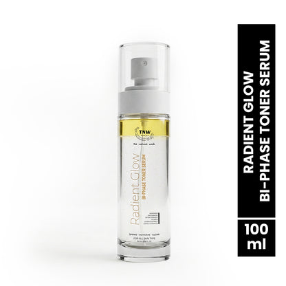 Radiant Glow Bi-Phase Toner Serum | Niacinamide, Bifida Ferment & Bakuchiol