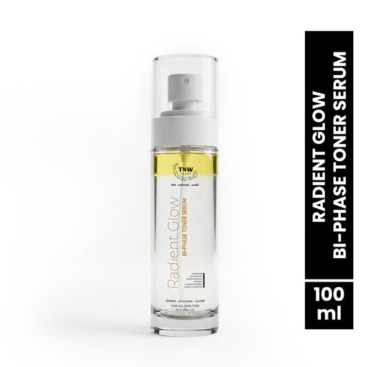 Radiant Glow Bi-Phase Toner Serum | Niacinamide, Bifida Ferment & Bakuchiol
