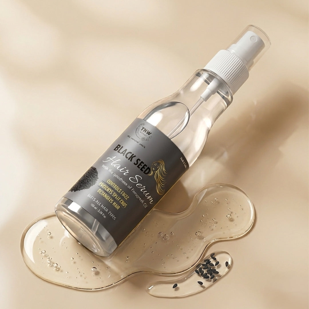 Black Seed Hair Serum- An Anti-Frizz Natural Styling Serum (Paraben-Free) - 100 ML