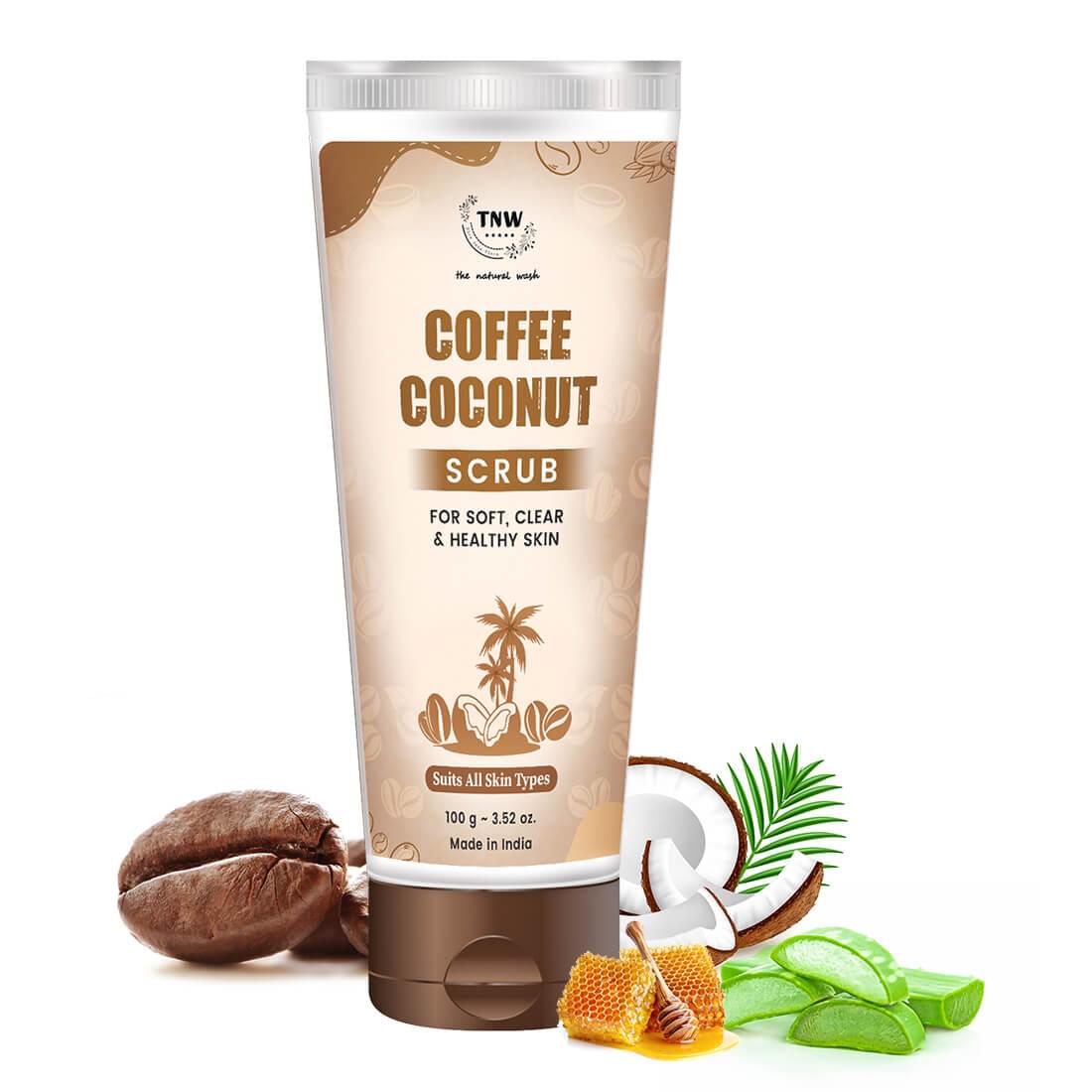 Coffee Coconut Scrub for Radiant & Healthy Skin (Natural & Harsh Chemical-Free Scrub) - 100g