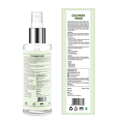 Cucumber Toner (Toner & Makeup Remover). (Stock Clearance)