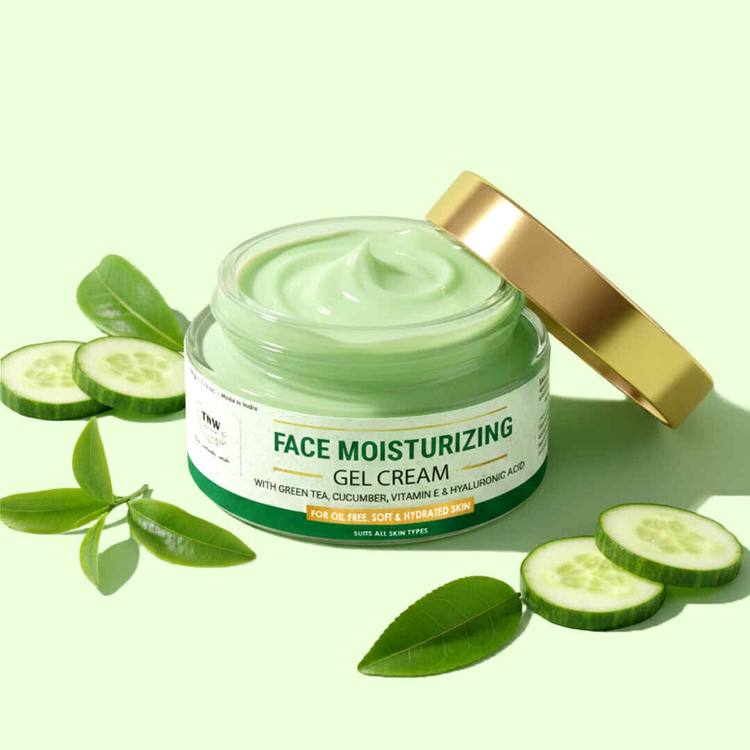 Face Moisturizing Gel Cream (Non-Sticky & Non-Greasy Formula Suitable for All Skin Types)