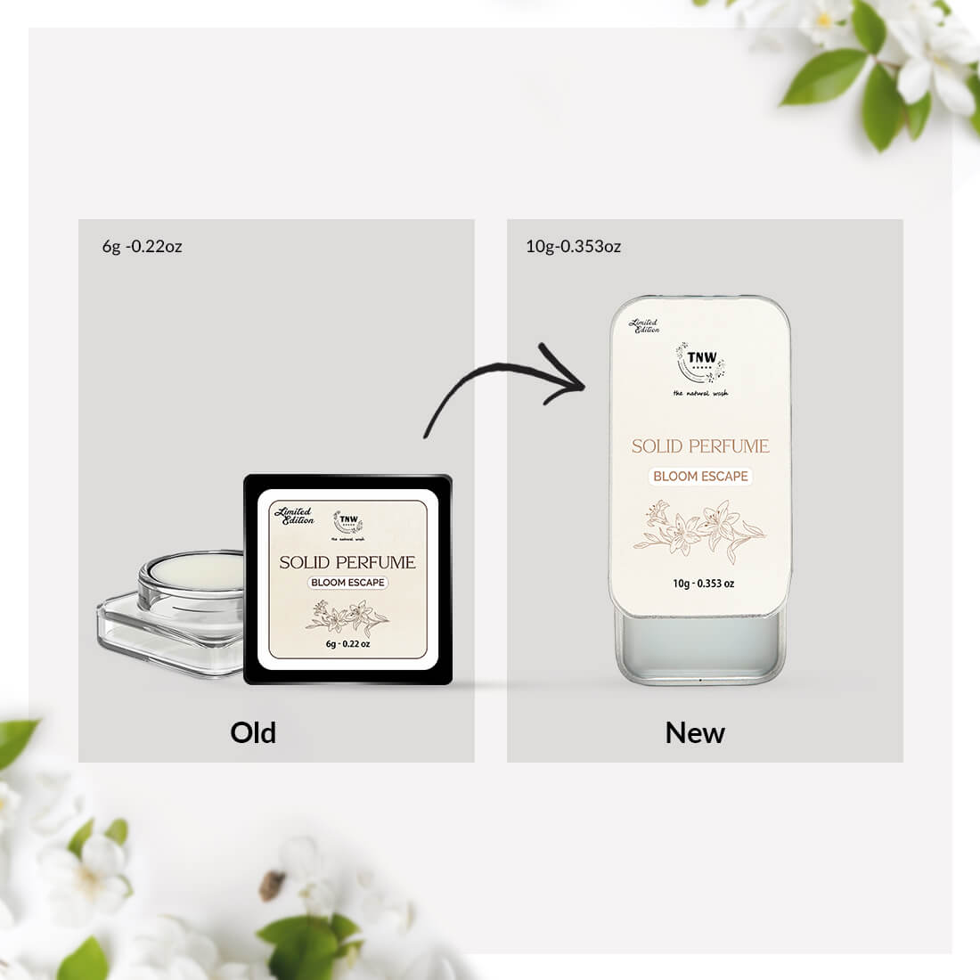 Floral Scent Solid Perfume with Long-Lasting Fragrance Old & New