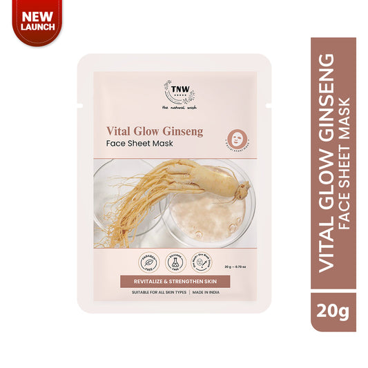Vital Glow Ginseng Face Sheet Mask