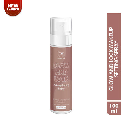 Glow and Lock Makeup Setting Spray | Hydrating, Brightening & Soothing
