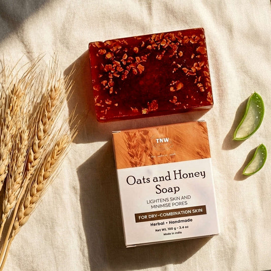 Oats & Honey Soap - Handmade Soap For Face & Body ( Paraben/ Sulphate/ Silicon Free)