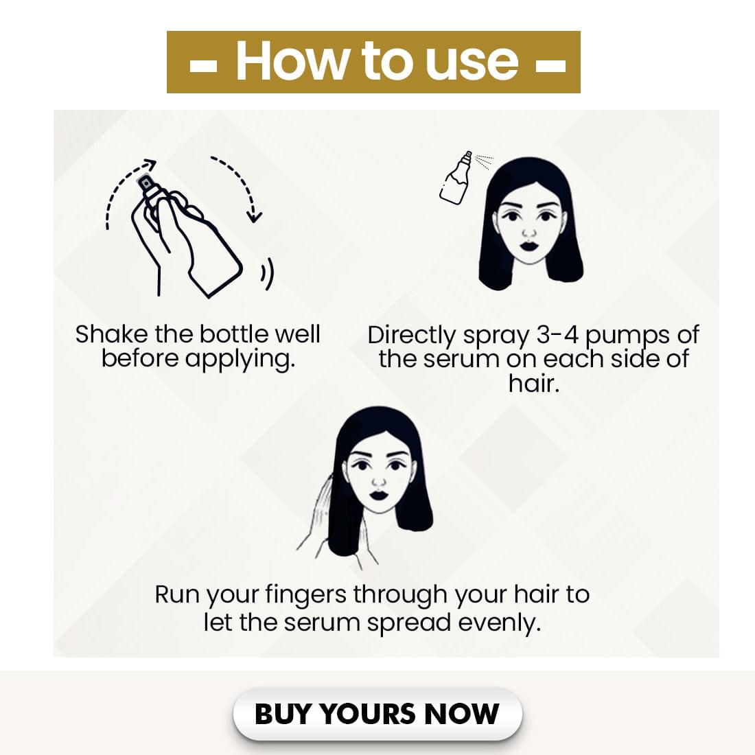 5-in-1 Hair Repair Spray Serum for Frizz-Free & Manageable Hair