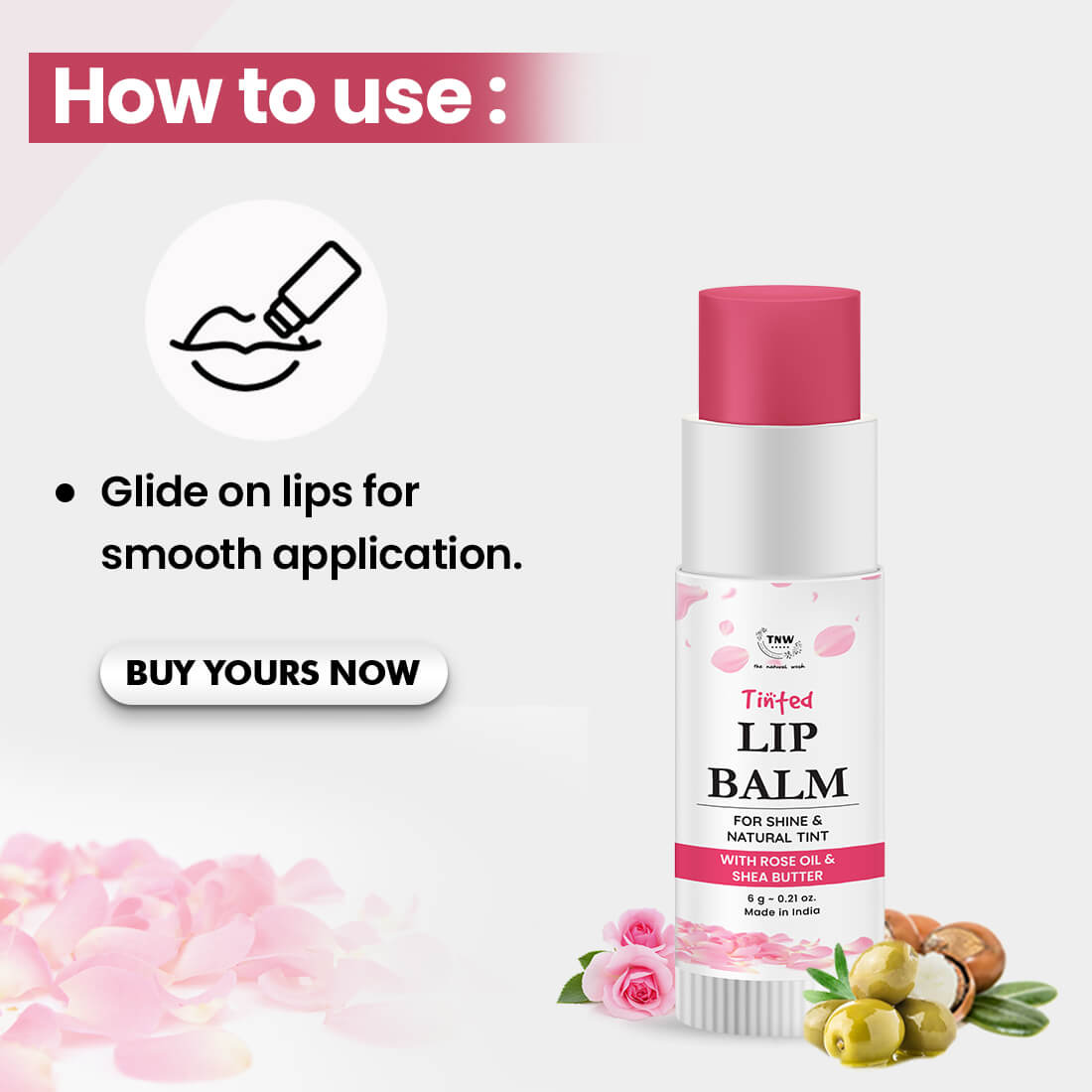 Tinted Lip Balm .