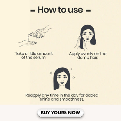 Black Seed Hair Serum- An Anti-Frizz Natural Styling Serum (Stock Cleareance).