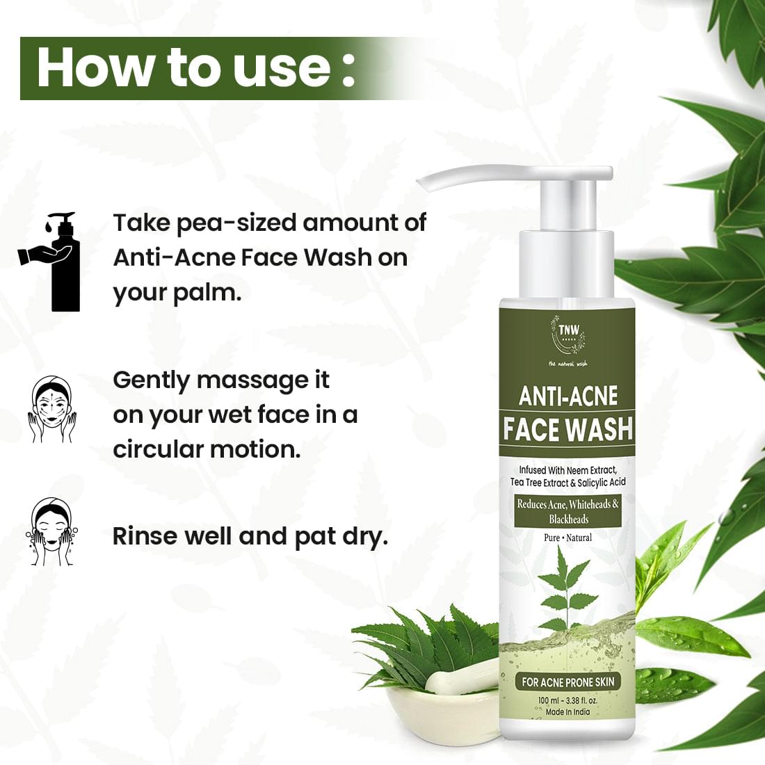 Anti-Acne Face Wash for Acne & Blemishes