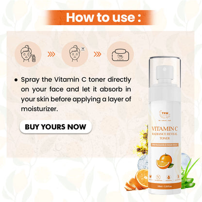 Vitamin C Toner with Niacinamide & Witch Hazel