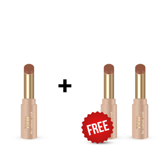 Buy 1 Get 3  Longstay Powdery Mousse Semi Matte Lipstick (Flirt-Alert-04)