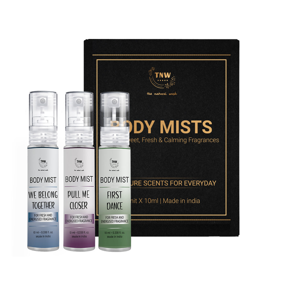 Body Mist Round Sweet & Spicy Body Mists For Long Lasting Fragrance – The Natural Wash