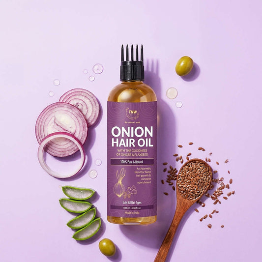 Onion Hair Oil No Mineral Oil & Silicones
