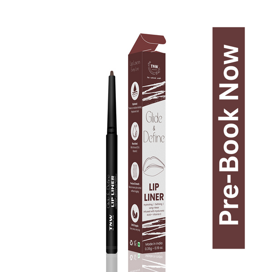 Glide & Shine Lip Liner | Boldline Brown | Hydrating | Defining | Longlasting Wear