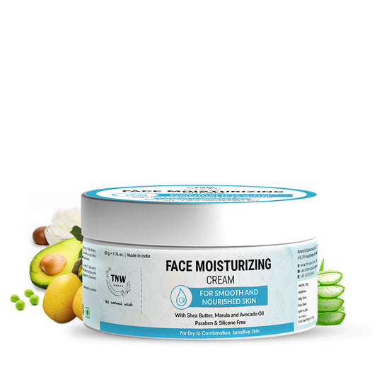 Face Moisturizing Cream for Dry to Combination Skin .