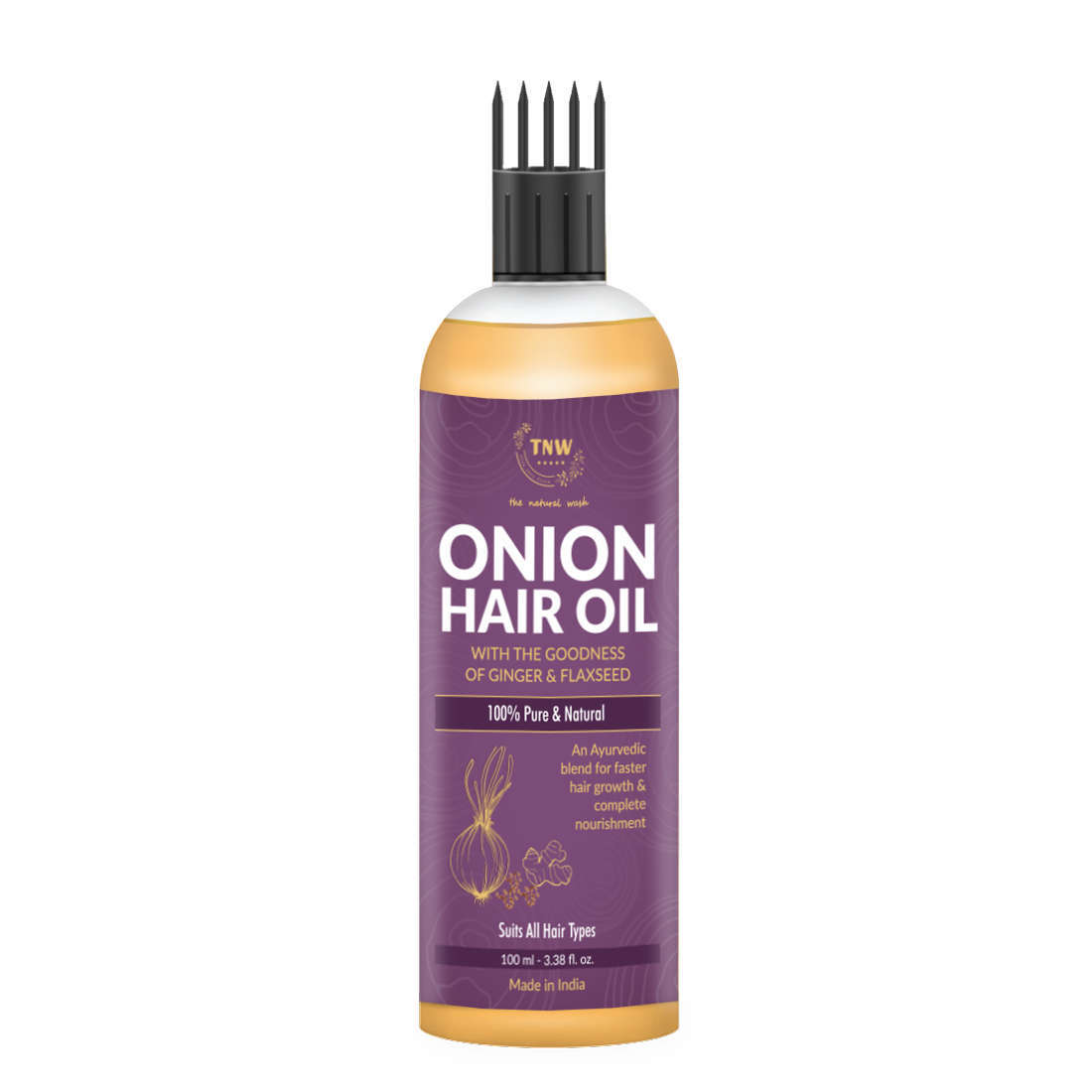 Onion Hair Oil No Mineral Oil & Silicones