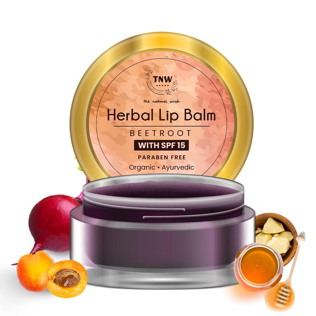 TNW The Natural Wash Herbal Beetroot Lip Balm (5g)