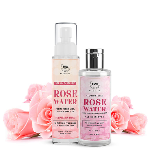 Steam Distilled Pure Rose Water - (Free from Artificial Fragrance & Alcohol)