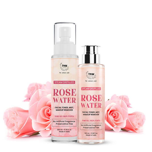 Steam Distilled Pure Rose Water - (Free from Artificial Fragrance & Alcohol)
