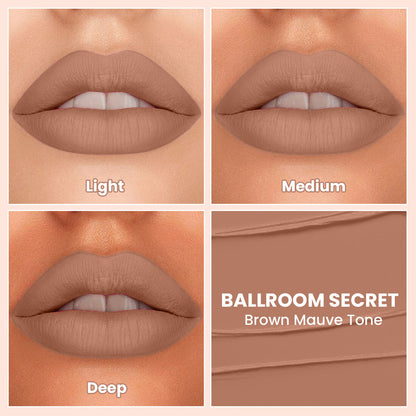 Comfy Matte Liquid Lipstick | 04 Ballroom Secret | Weightless, Hydrating & Long-Wear