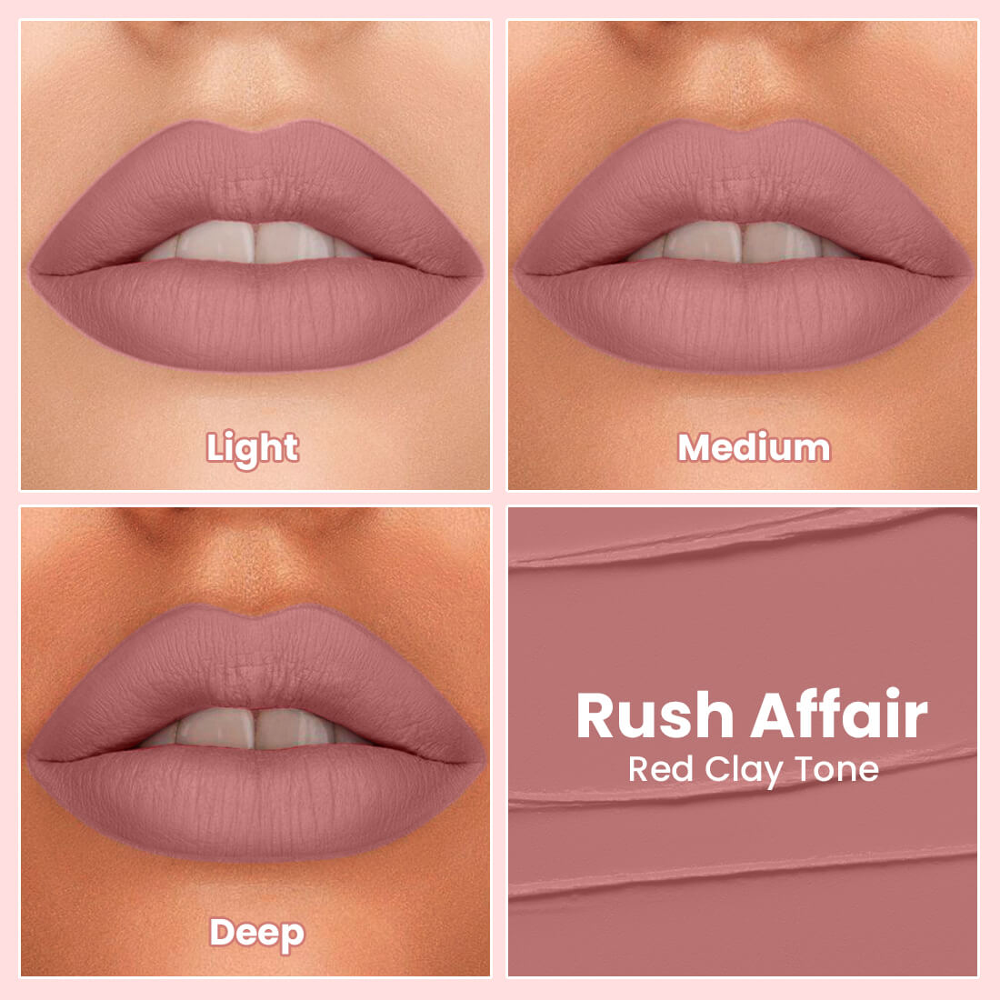 Comfy Matte Liquid Lipstick | Weightless, Hydrating & Long-Wear | 4 Stunning Shades | Shea Butter, Hyaluronic Acid & Jojoba Oil | Paraben-Free | 3ml