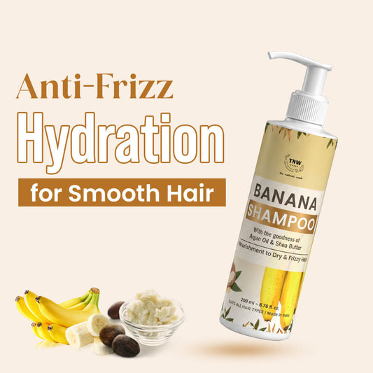 Banana Shampoo (Anti-Frizz Shampoo with Natural Ingredients)