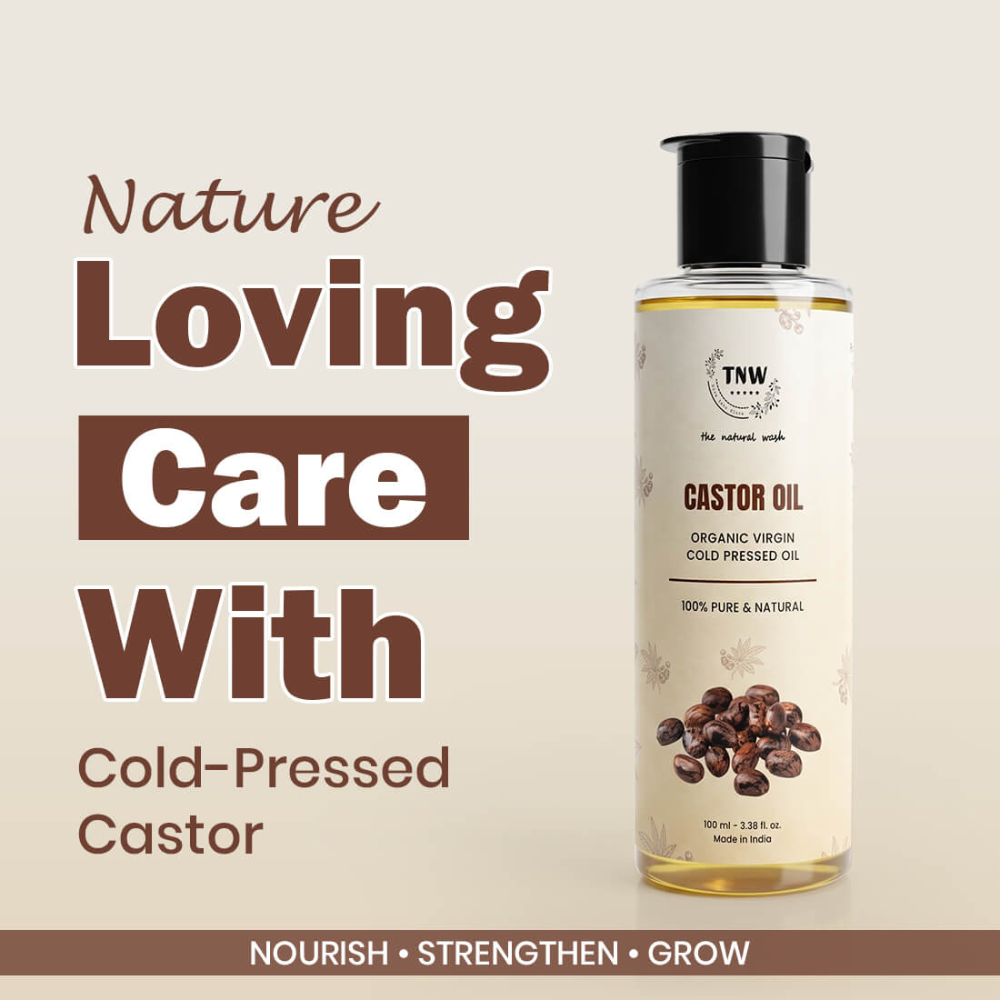 Virgin Coconut Oil - Cold Pressed Oil For Skin & Hair (Pure & Natural)