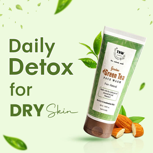 Green Tea Face Wash (Grealmo) - Paraben/Sulphate-Free