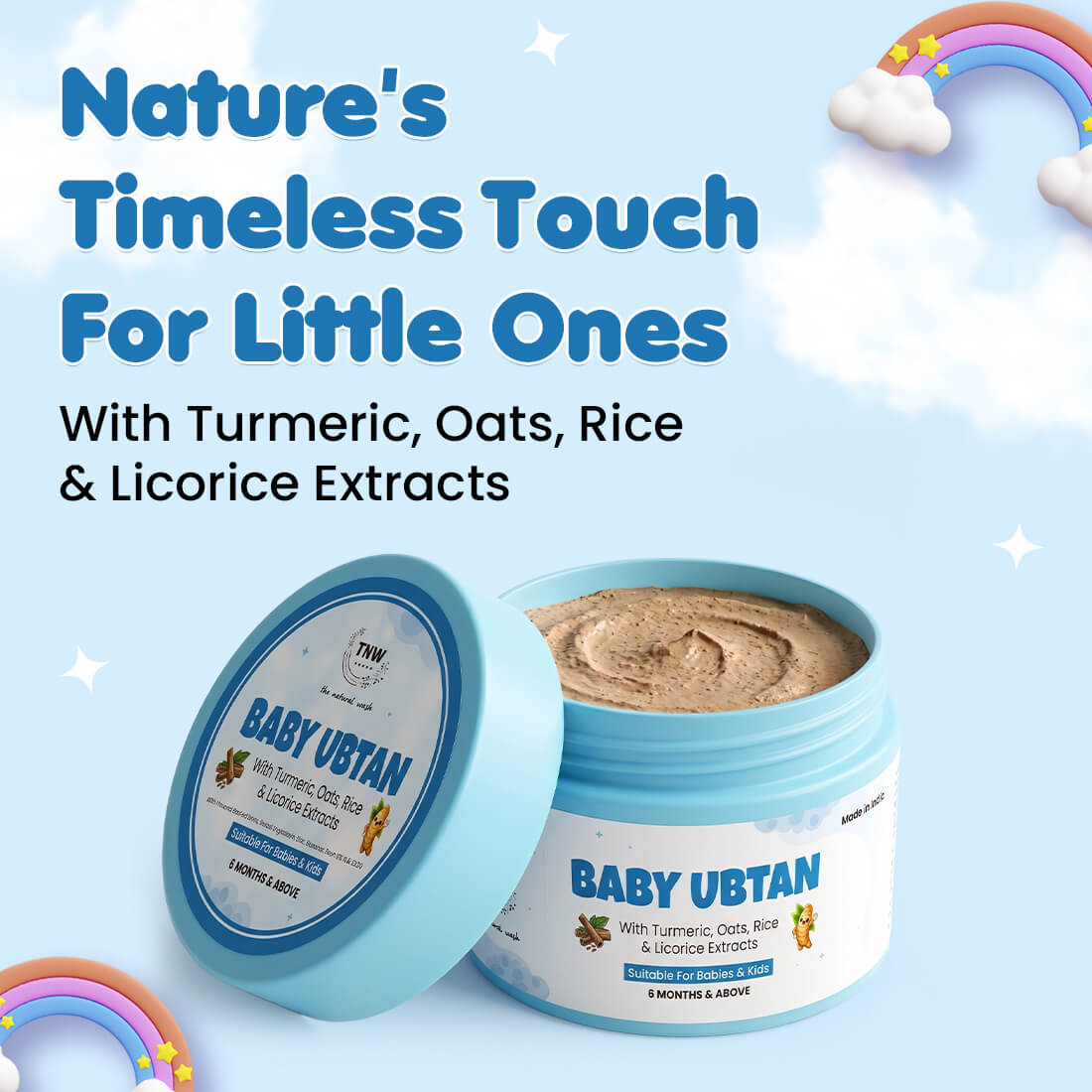Baby Ubtan | For Gentle Cleansing, Nourishment & Soft, Smooth Skin | 50g