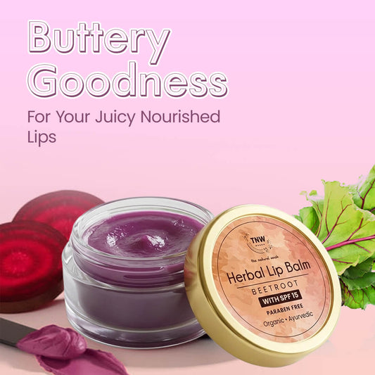 Beetroot Lip Balm - (Ayurvedic & Paraben-free)