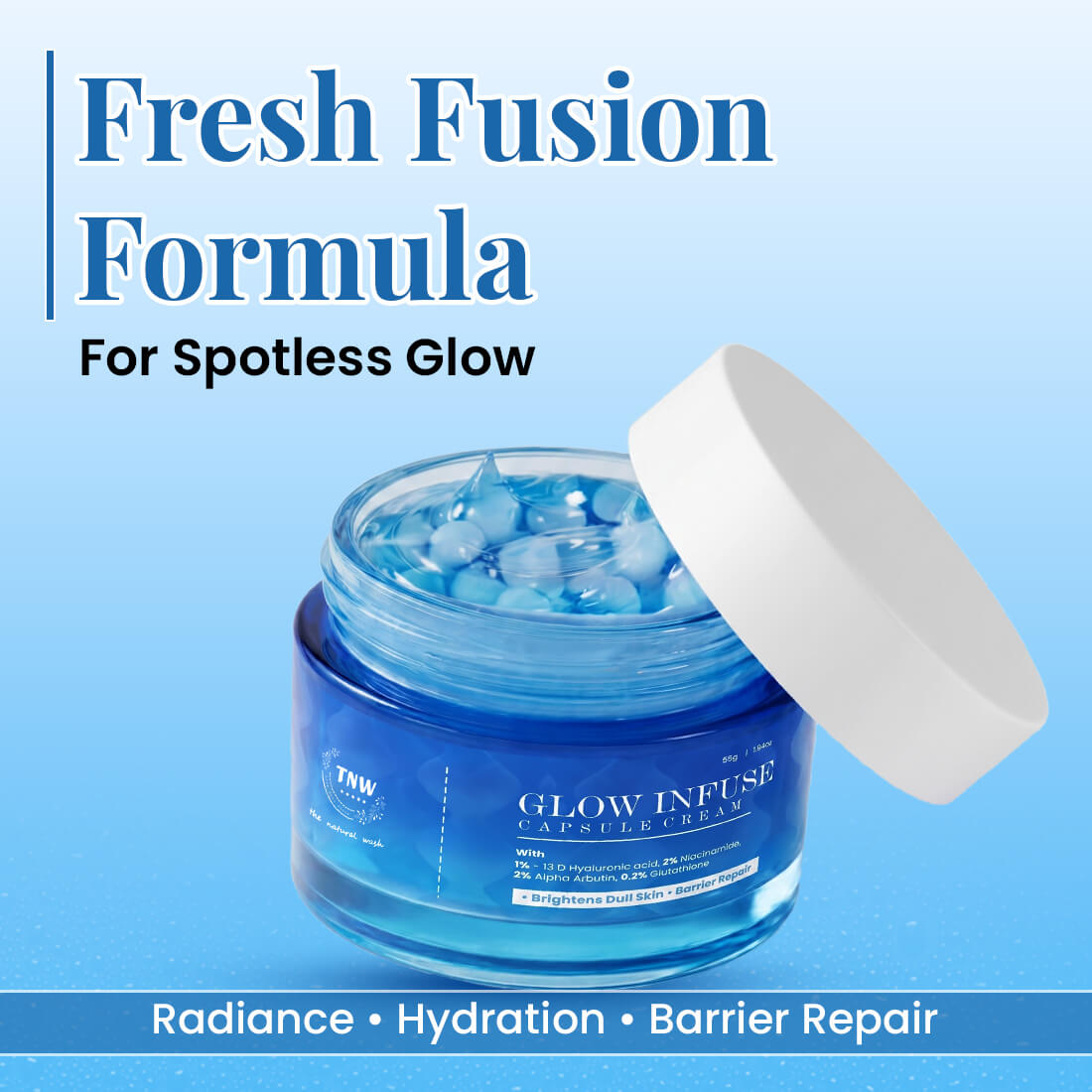 Glow Infuse Capsule Cream | Capsule-Infused Skin Brightening & Deep Hydration (C)