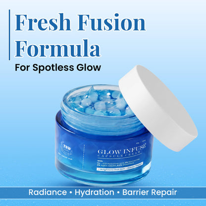 Glow Infuse Capsule Cream | Capsule-Infused Skin Brightening & Deep Hydration (C)