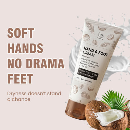 Hand and Foot Cream for Nourished Hand & Feet  ( Non-Sticky and Quick Absorbing )