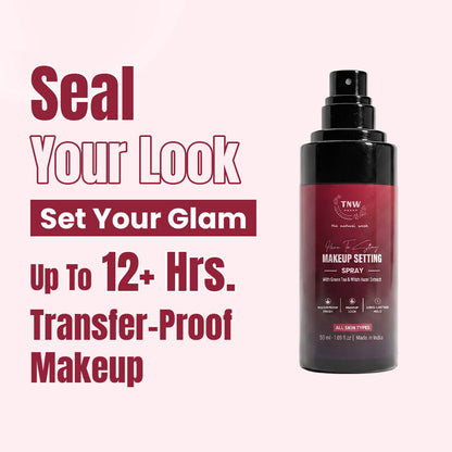 HERE TO STAY Makeup Setting Spray | Waterproof Makeup Lock, Fresh Matte Finish & Long-Lasting Hold | 50ml