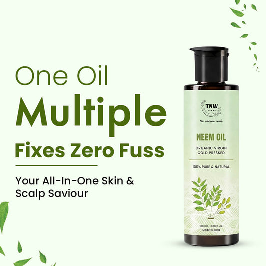 Neem Oil - Cold Pressed Oil For Skin & Hair (Pure & Natural)