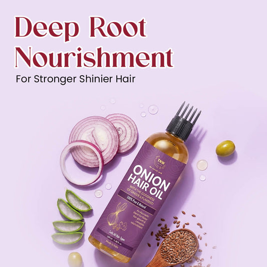 Onion Hair Oil No Mineral Oil & Silicones