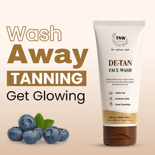 De-Tan Face Wash | For Tan Removal, Skin Brightening & Deep Cleansing | 100ml