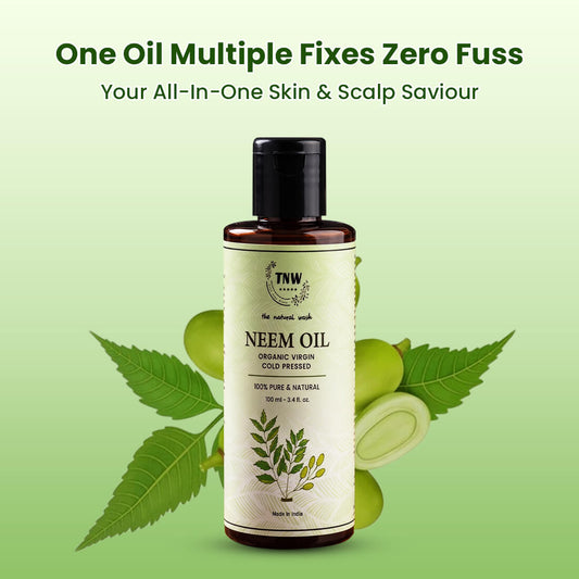 Neem Oil - Cold Pressed Oil For Skin & Hair (Pure & Natural)