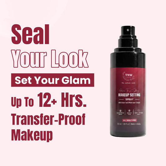 HERE TO STAY Makeup Setting Spray | Waterproof Makeup Lock, Fresh Matte Finish & Long-Lasting Hold | 50ml
