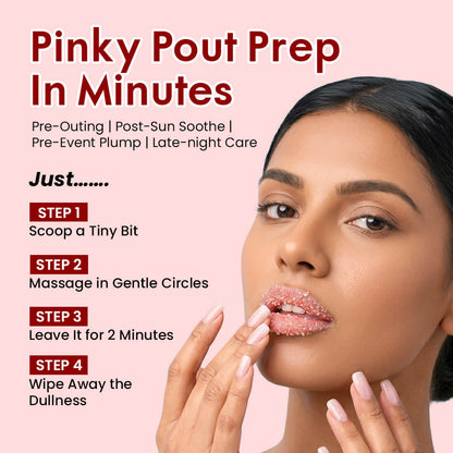 Lip Scrub - For Tanned & Darkened Lips (Paraben-free).