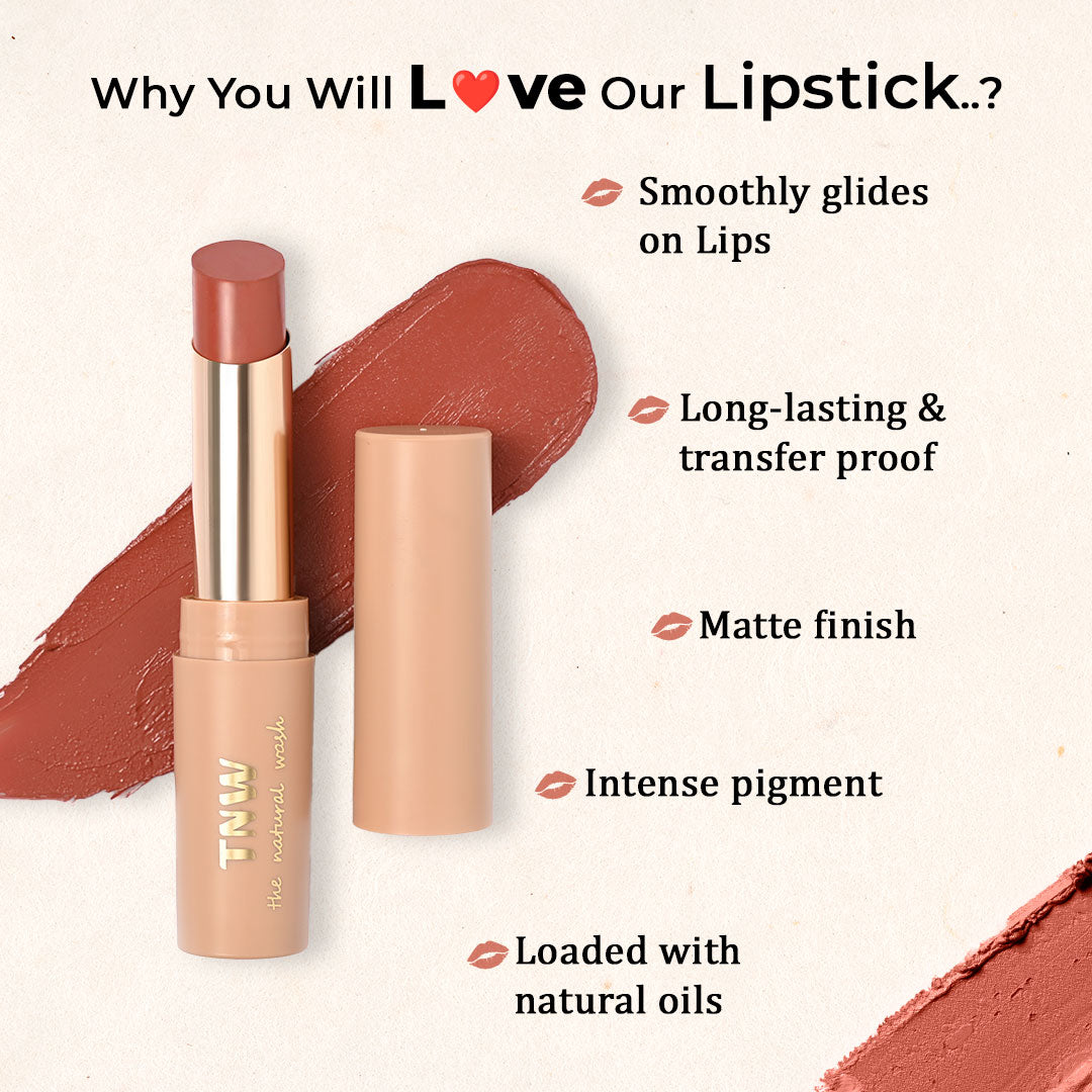 SILKY MATTE FUSION LONGSTAY LIP COLOUR (03 Solar Rust) @ 1