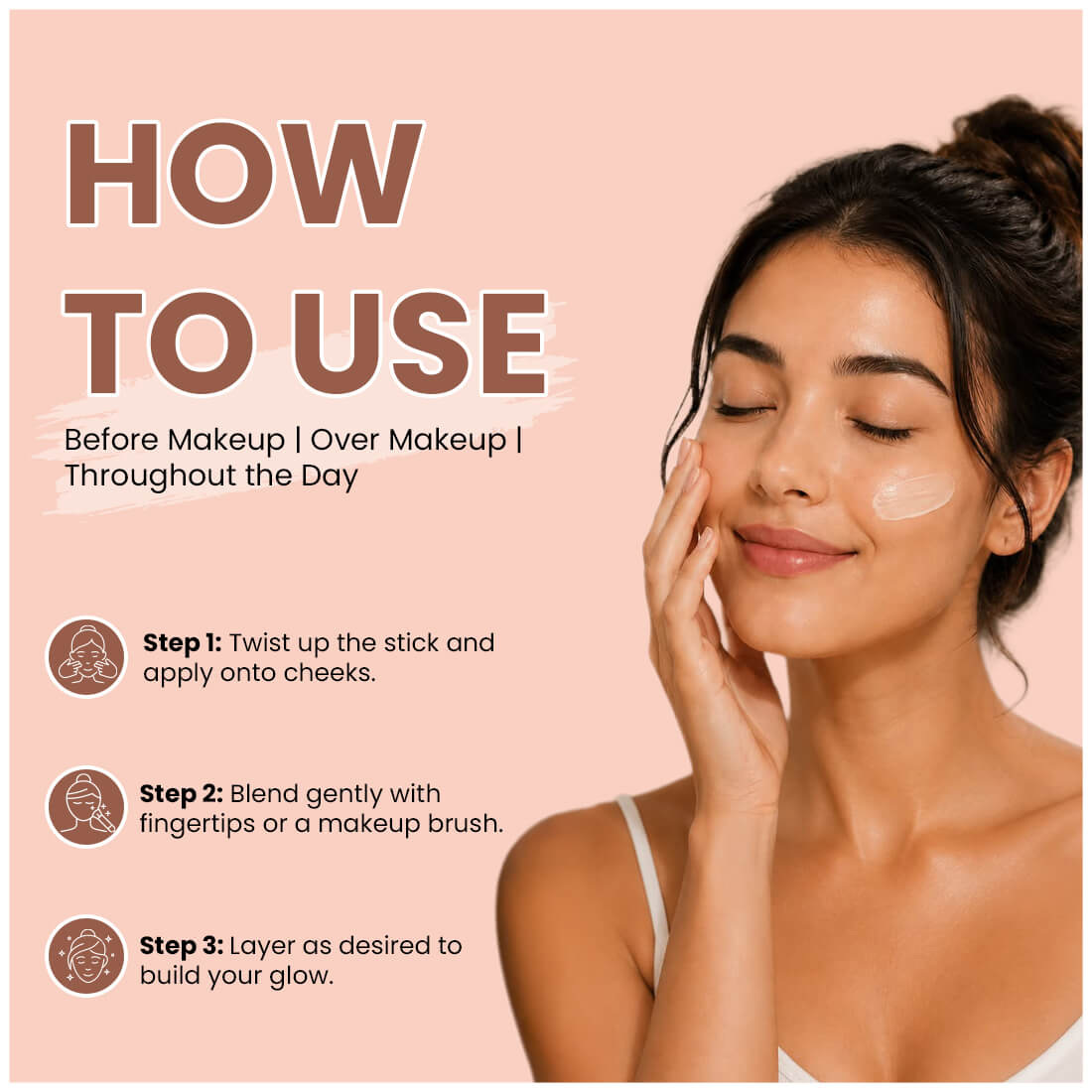 Glow Buzz Lumistick | Glow Stick with Moisturizing Care, Nourishing Glow, Smooth Blend & Natural Dewy Finish | 6g