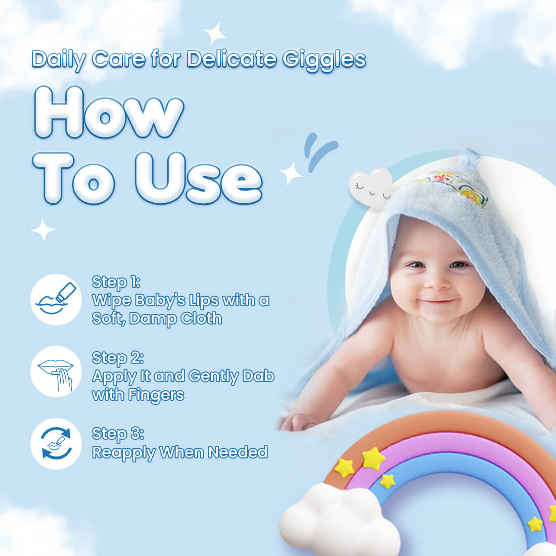 Baby Lip Balm for Dry Lips